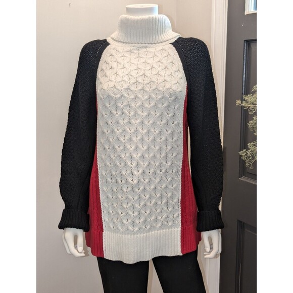 Talbot's Red White Blue Sweater Women's Medium - Picture 2 of 10